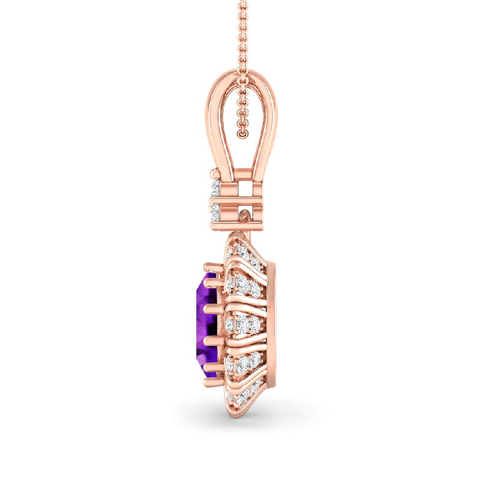 Rose Gold - Amethyst