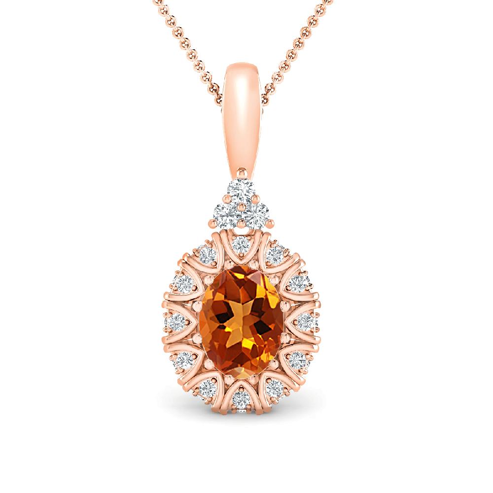 Rose Gold - Citrine