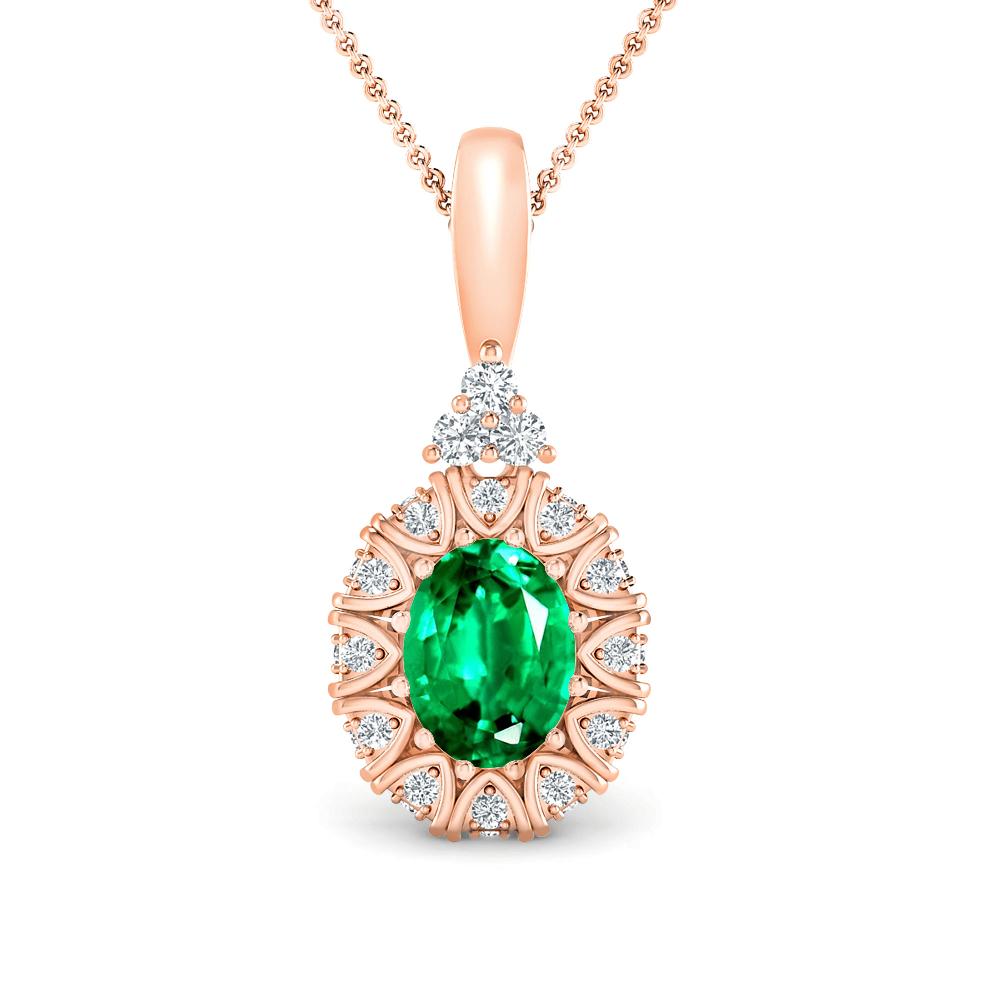 Rose Gold - Emerald