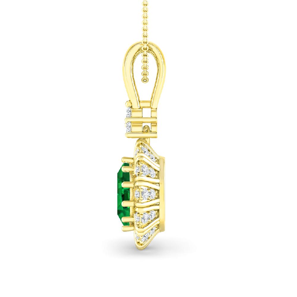 Yellow Gold - Emerald