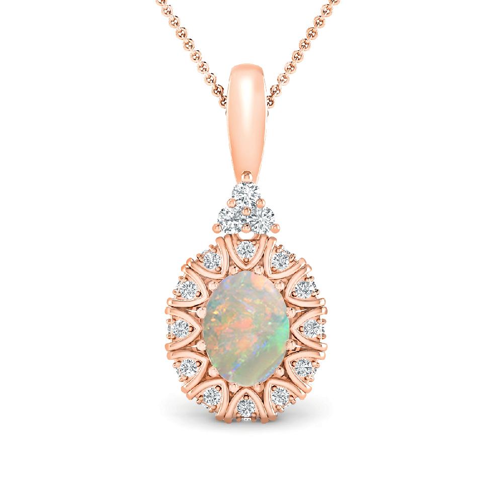 Rose Gold - Opal