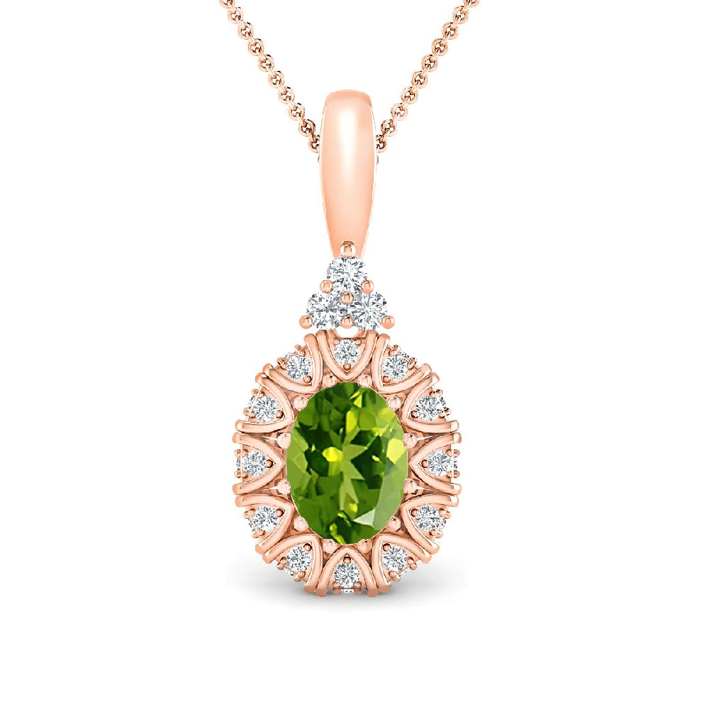 Rose Gold - Peridot