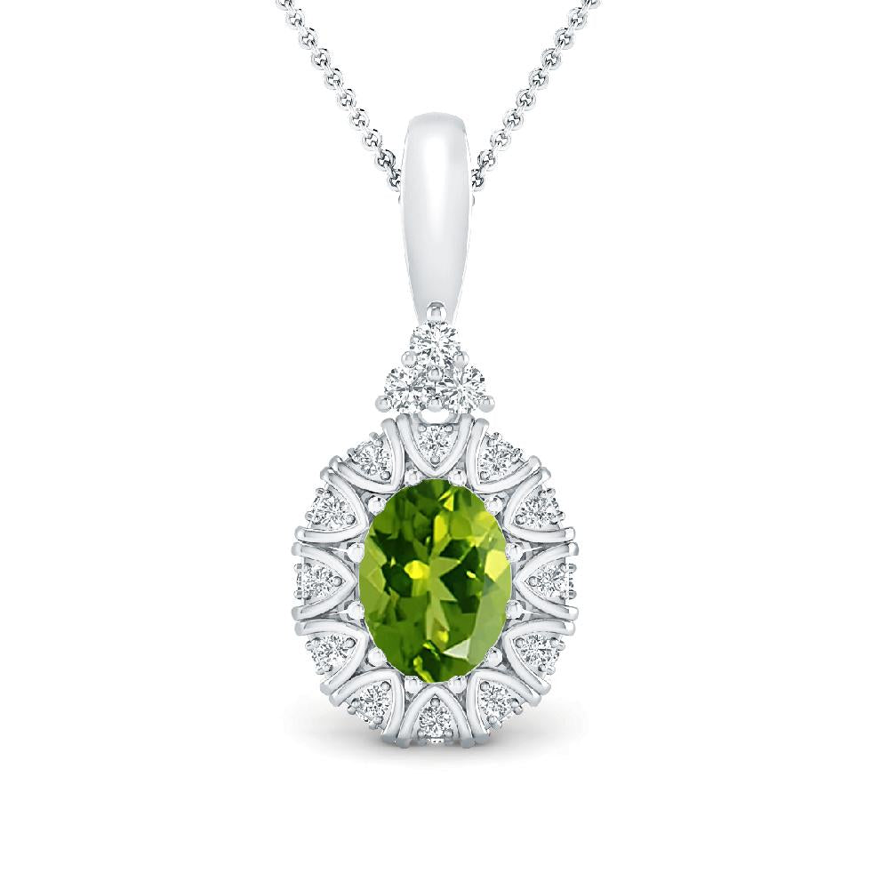 White Gold - Peridot