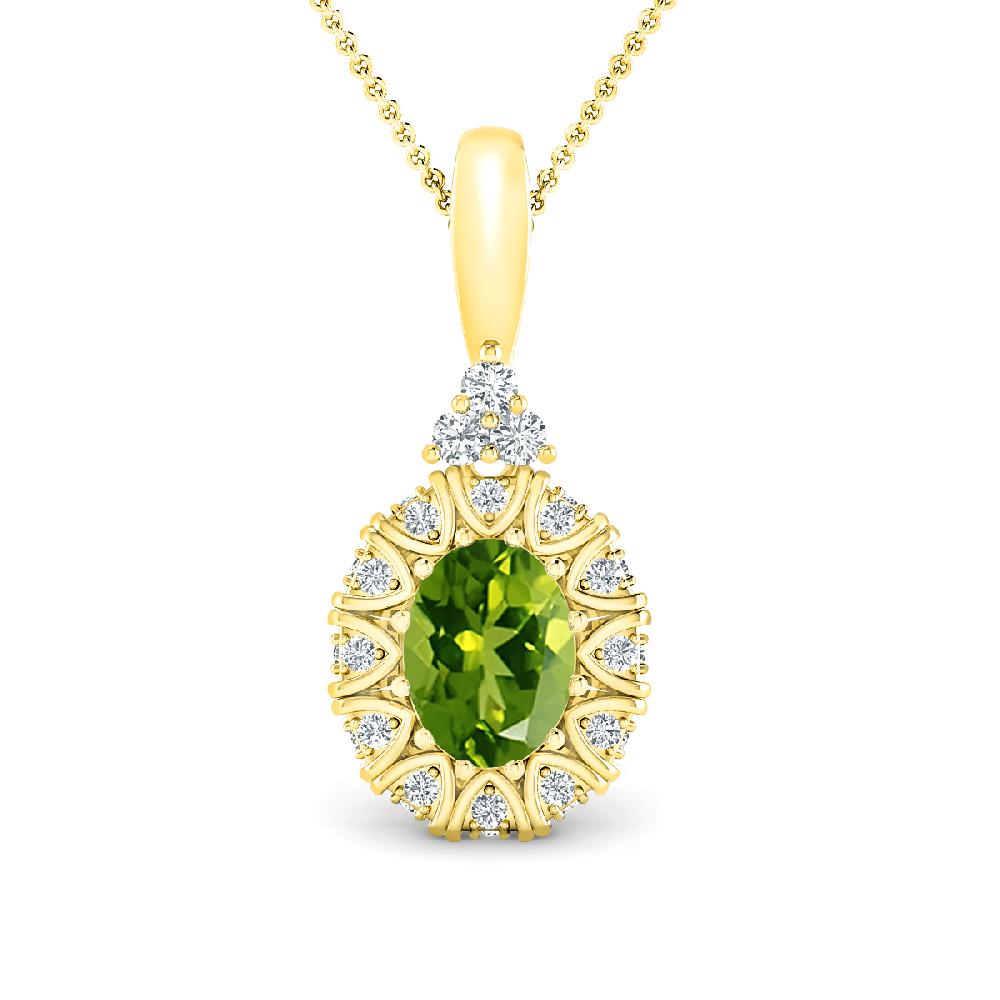 Yellow Gold - Peridot