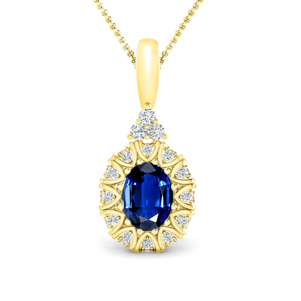 Yellow Gold - Sapphire