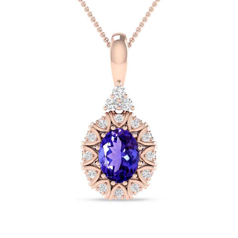 Rose Gold - Tanzanite