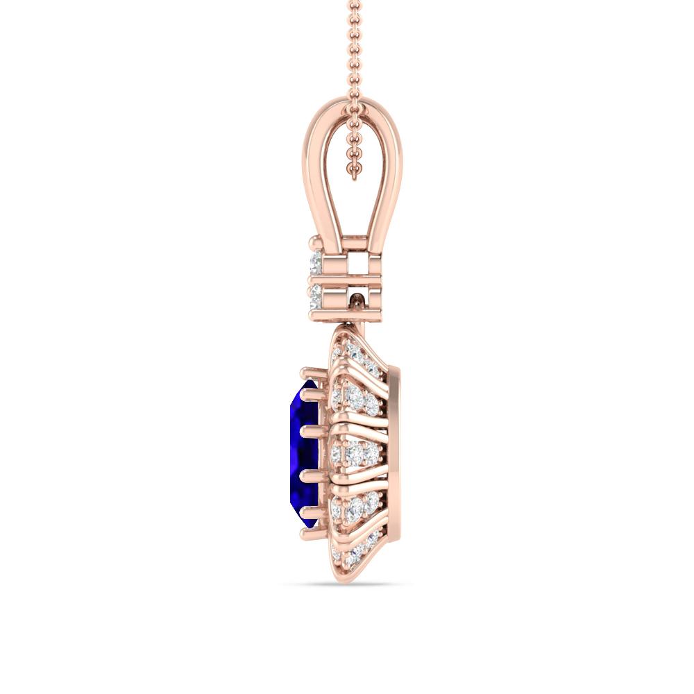 Rose Gold - Tanzanite