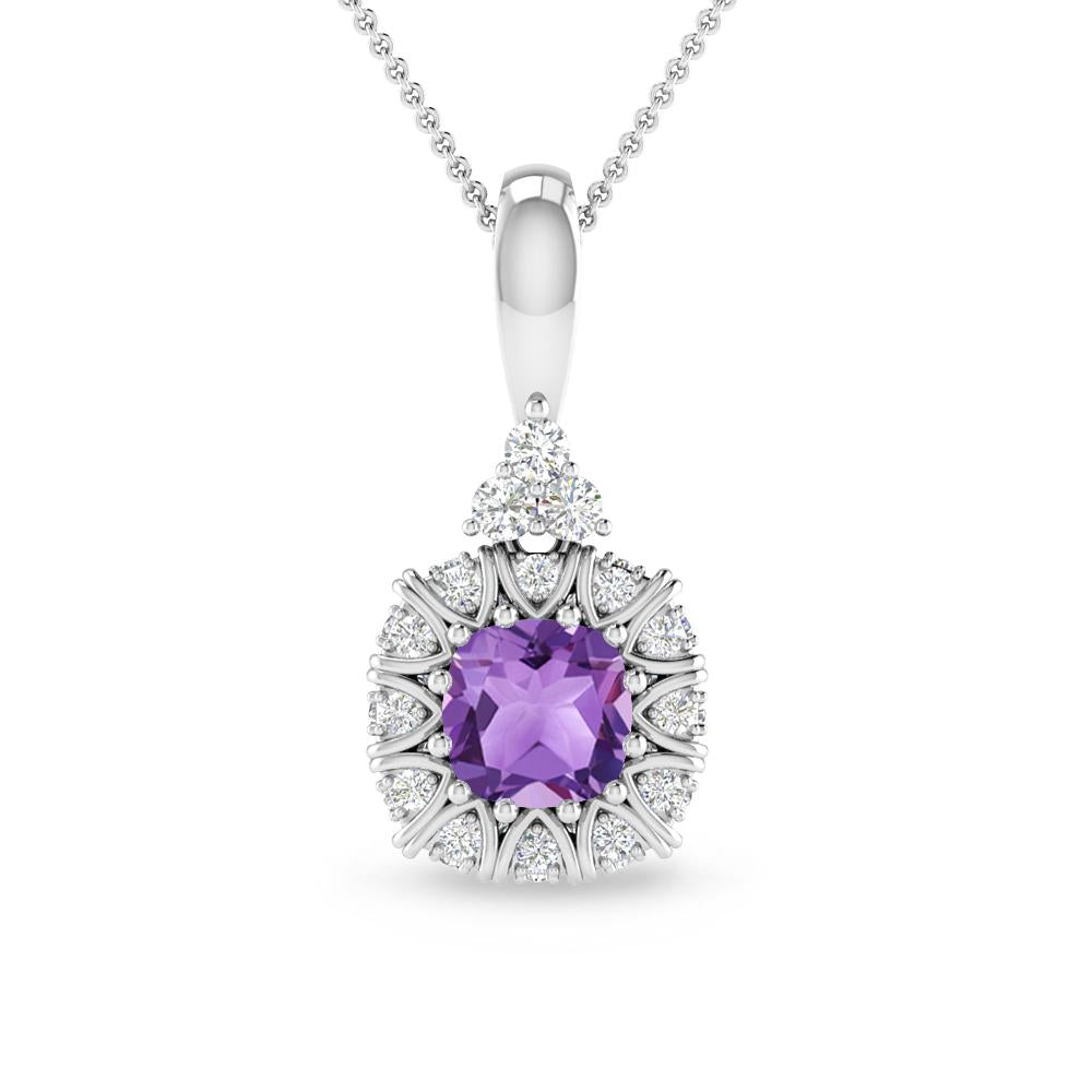 White Gold - Amethyst