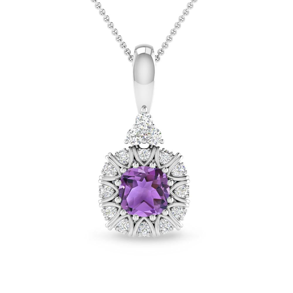 White Gold - Amethyst