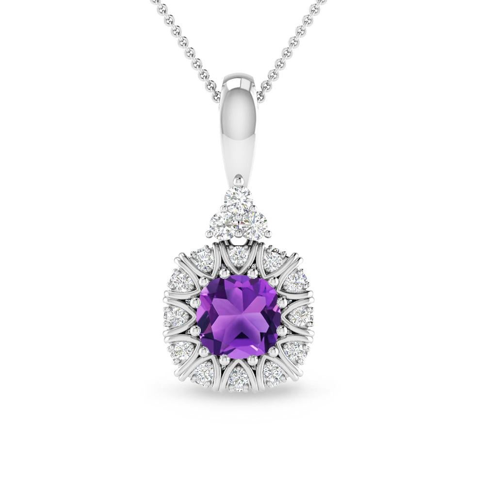 White Gold - Amethyst