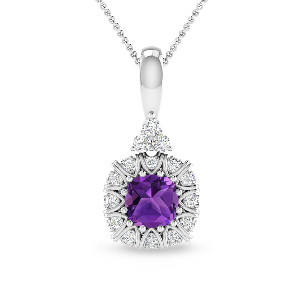 White Gold - Amethyst