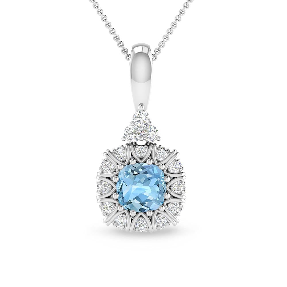 White Gold - Aquamarine