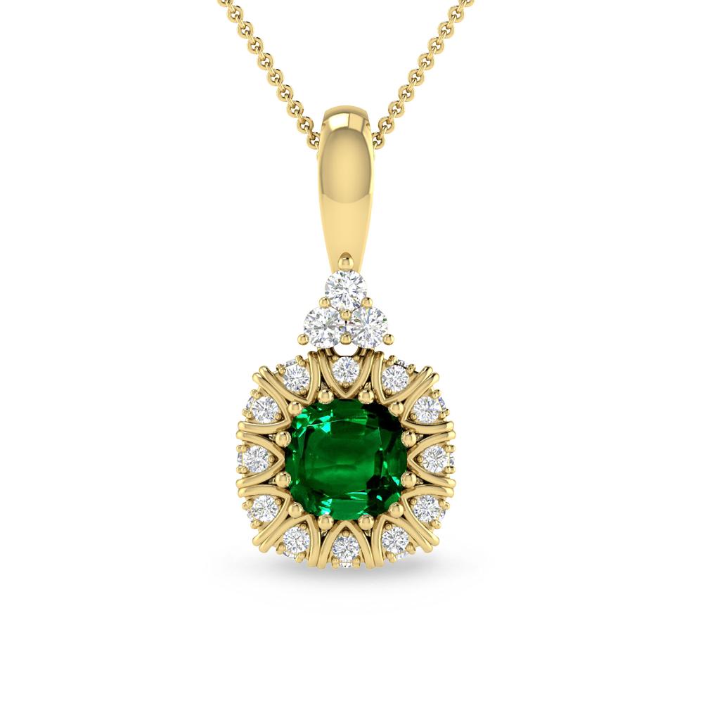 Yellow Gold - Emerald