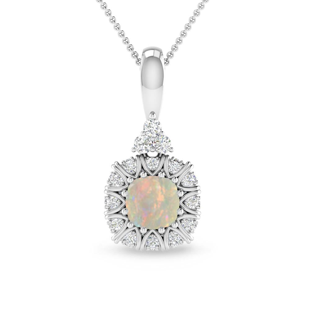 White Gold - Opal