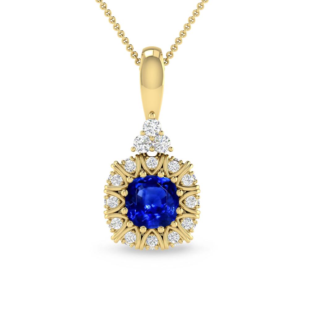 Yellow Gold - Sapphire