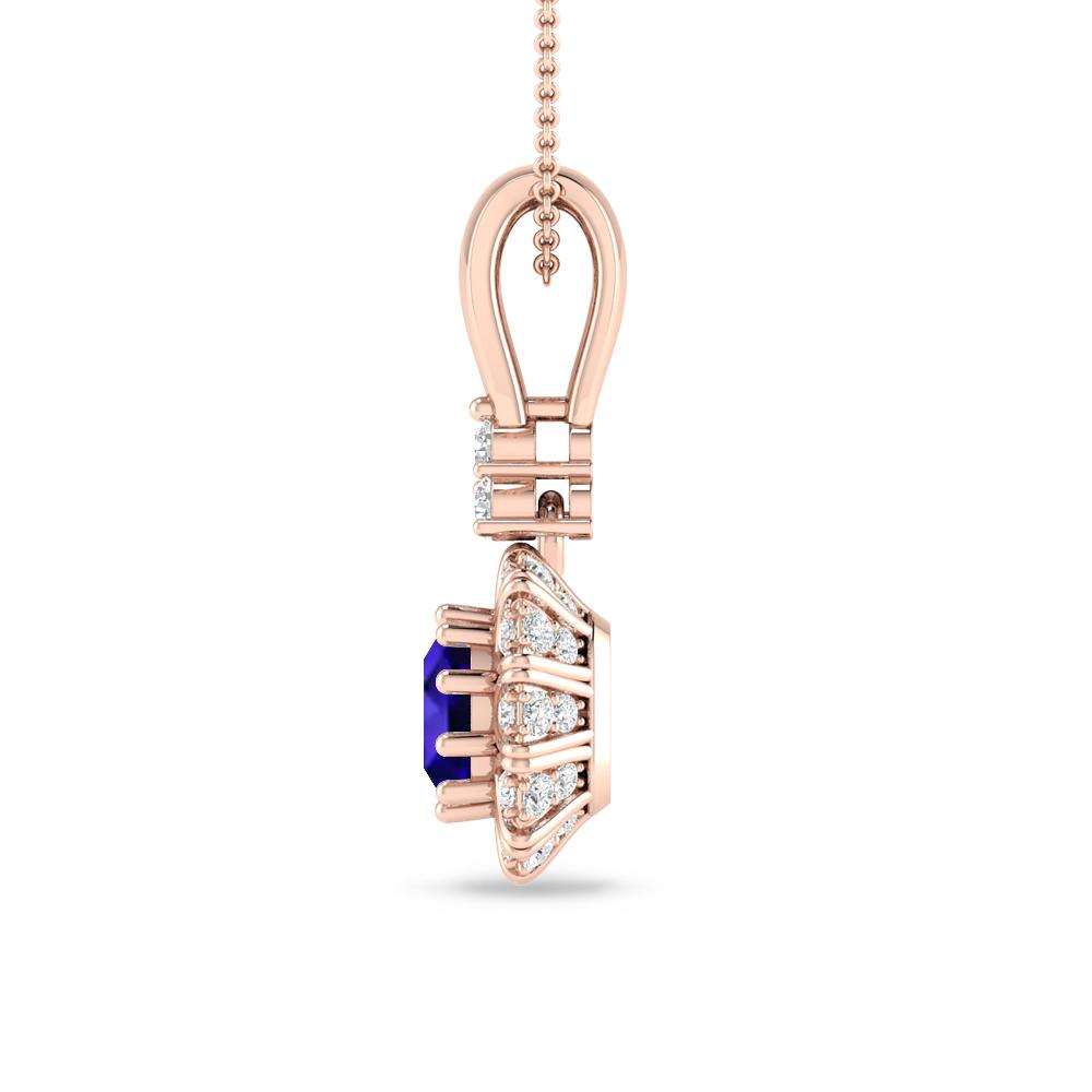 Rose Gold - Tanzanite