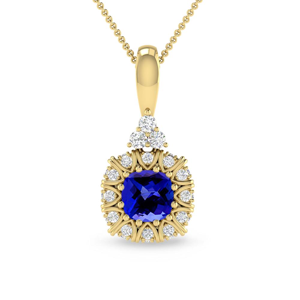 Yellow Gold - Tanzanite