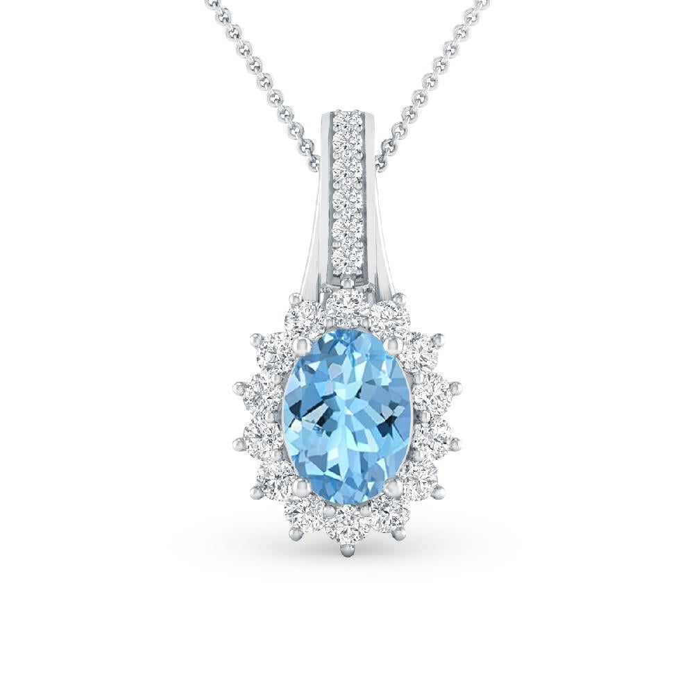 White Gold - Aquamarine