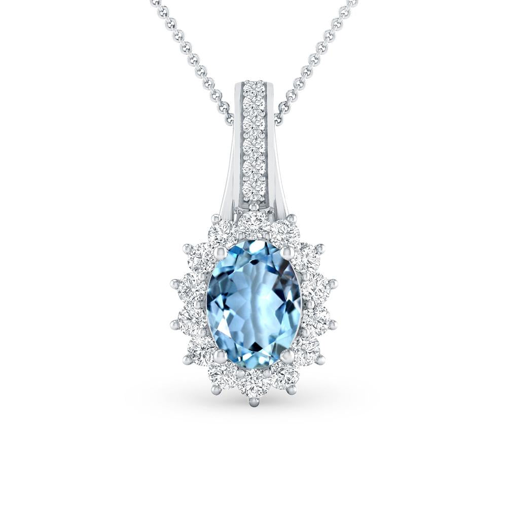 White Gold - Aquamarine