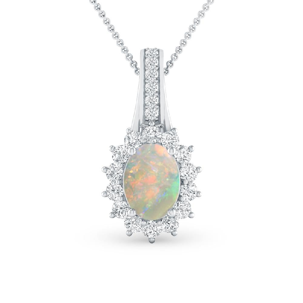 White Gold - Opal