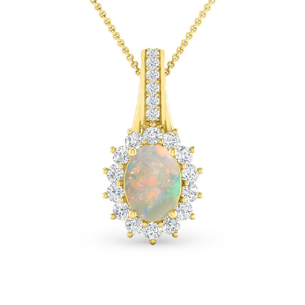 Yellow Gold - Opal