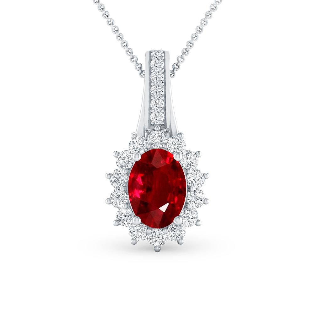 White Gold - Ruby