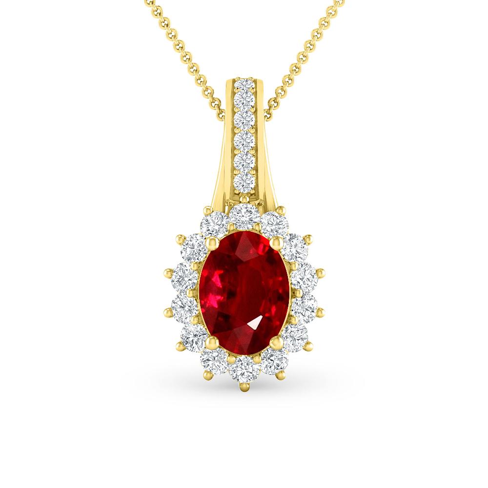 Yellow Gold - Ruby