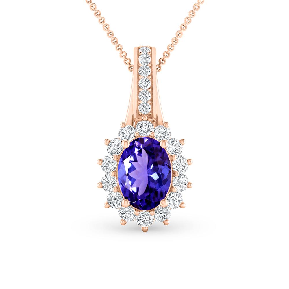 Rose Gold - Tanzanite