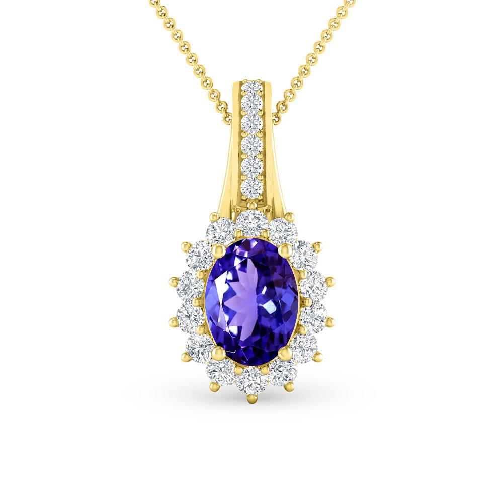 Yellow Gold - Tanzanite