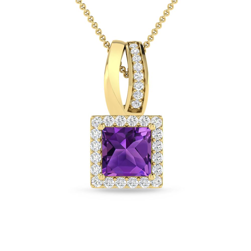 Yellow Gold - Amethyst