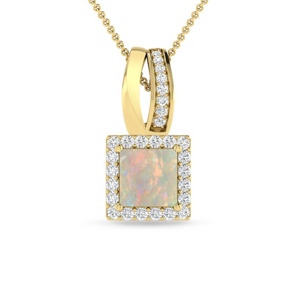 Yellow Gold - Opal