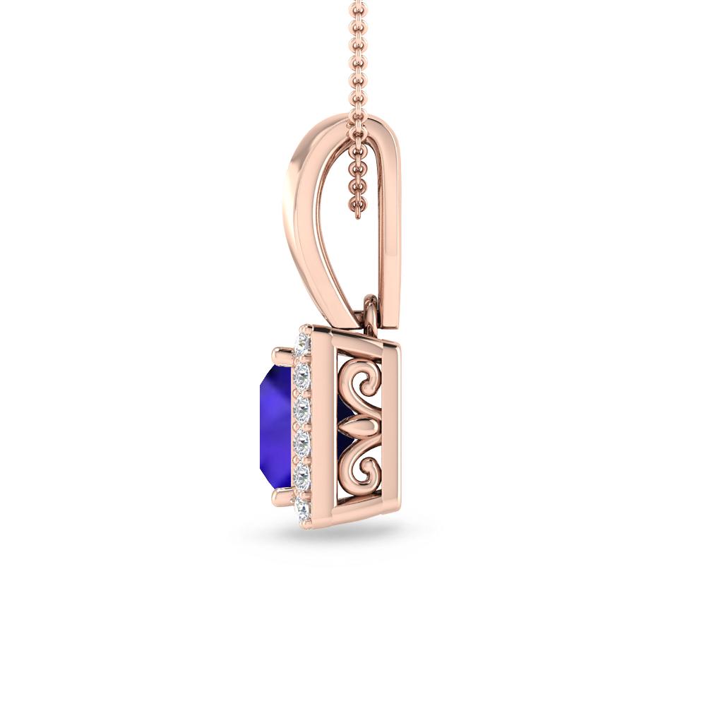 Rose Gold - Tanzanite