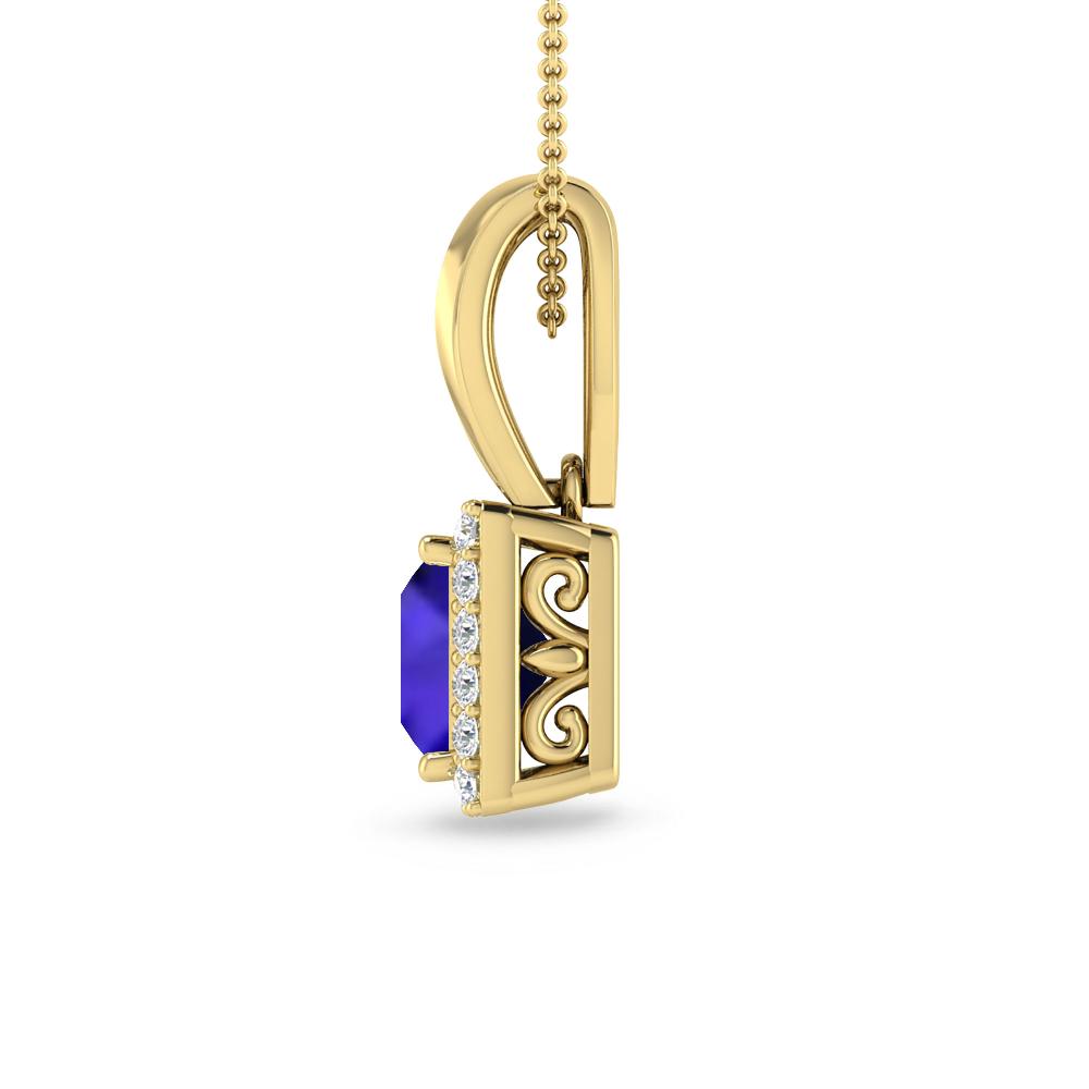 Yellow Gold - Tanzanite