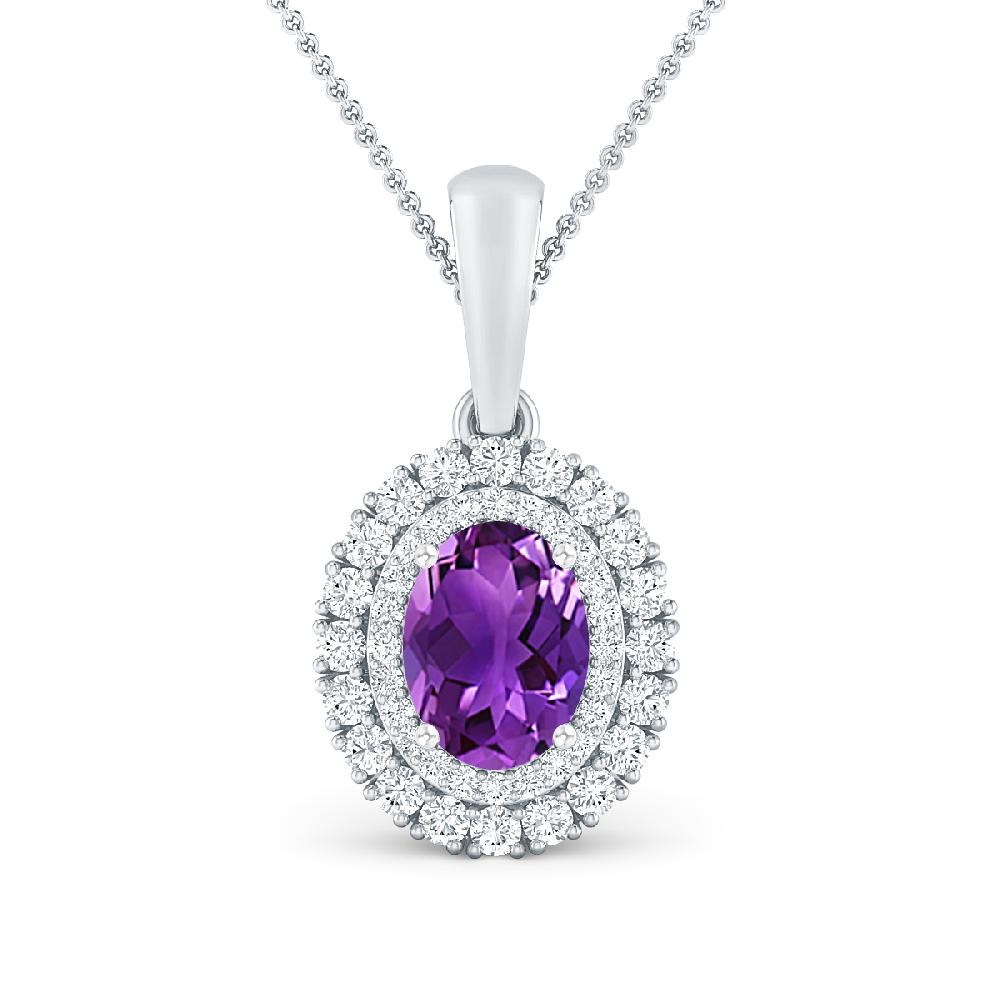 White Gold - Amethyst