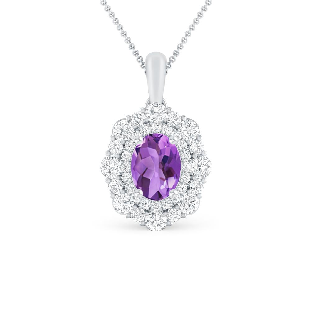 White Gold - Amethyst