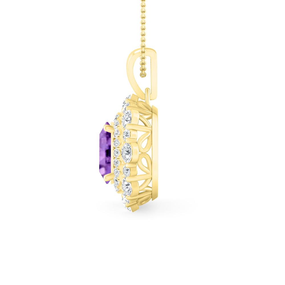 Yellow Gold - Amethyst