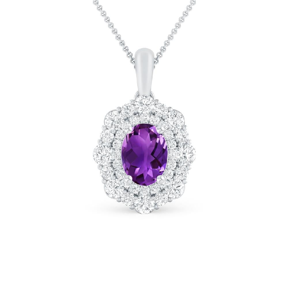 White Gold - Amethyst