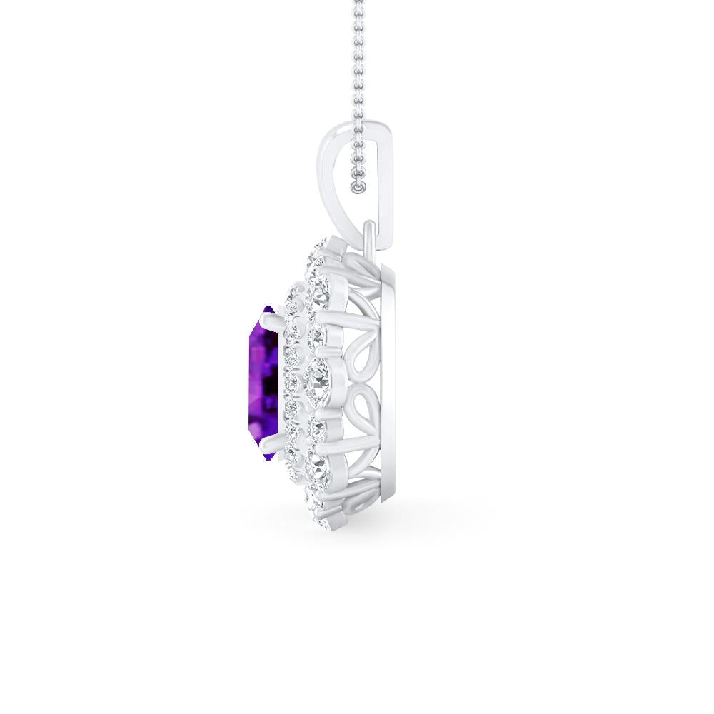 White Gold - Amethyst