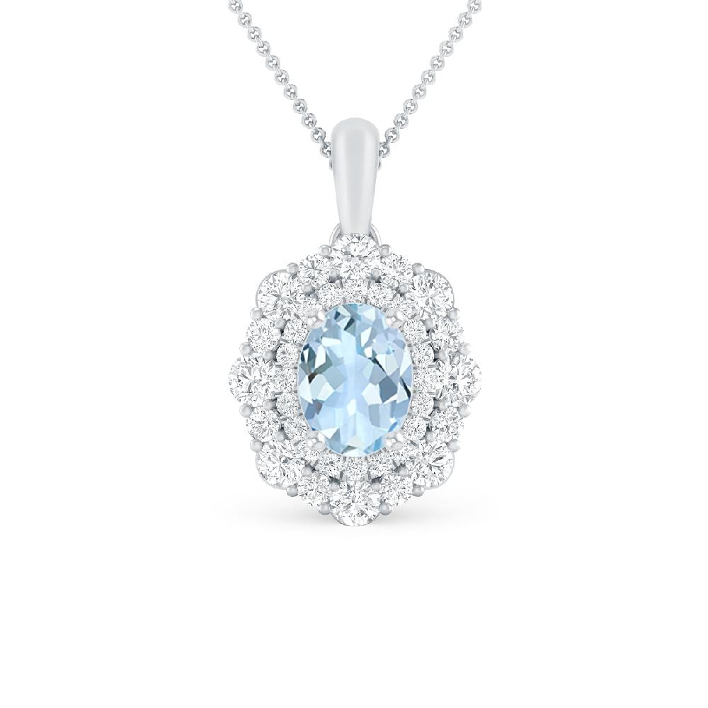 White Gold - Aquamarine