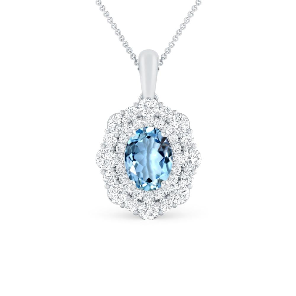 White Gold - Aquamarine