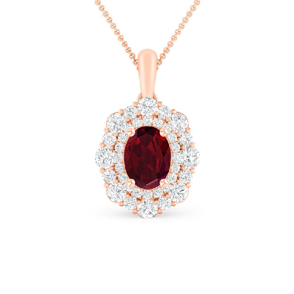 Rose Gold - Garnet