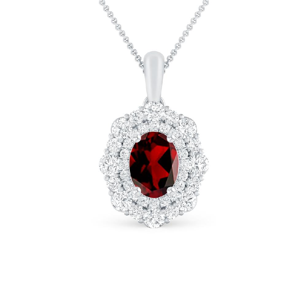 White Gold - Garnet