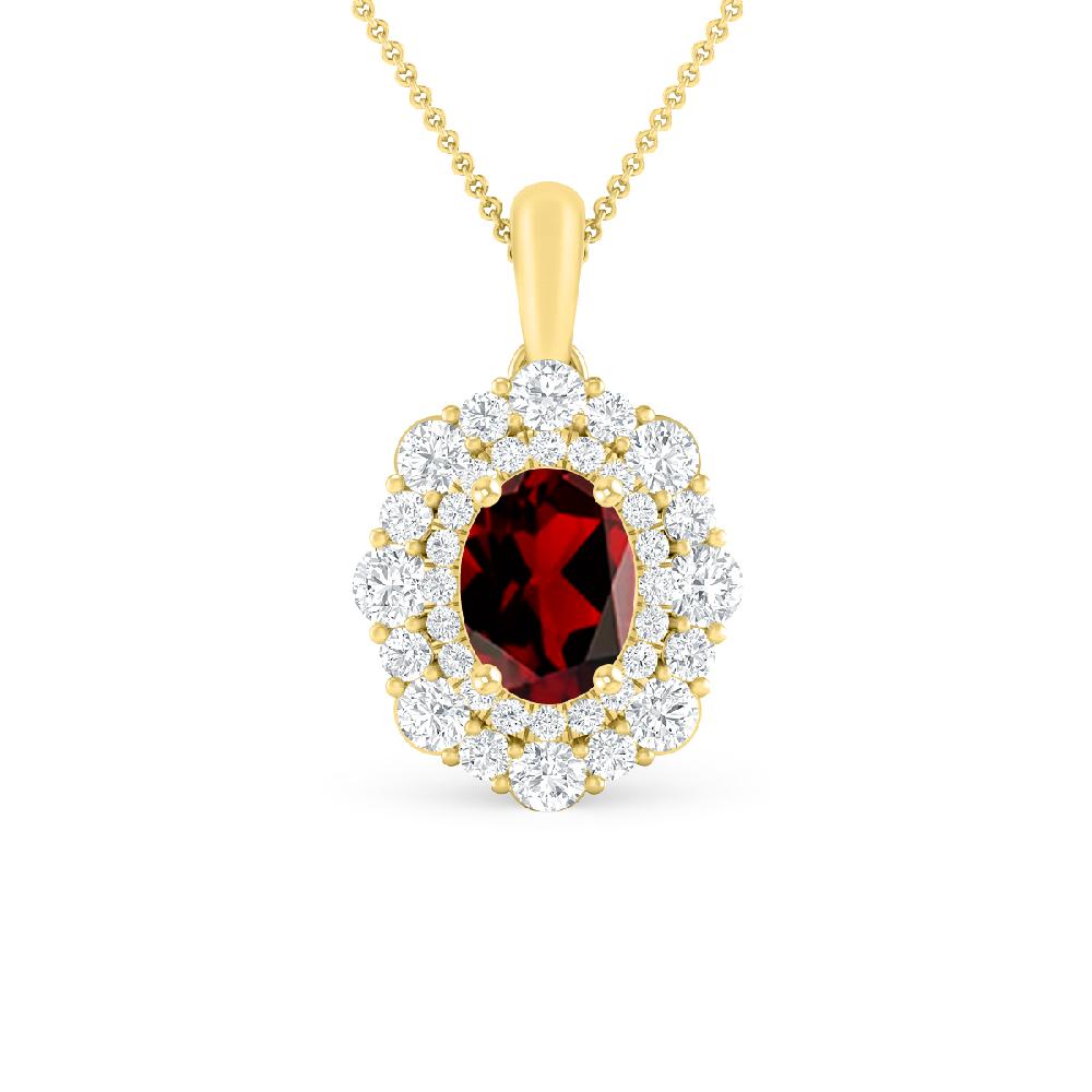 Yellow Gold - Garnet