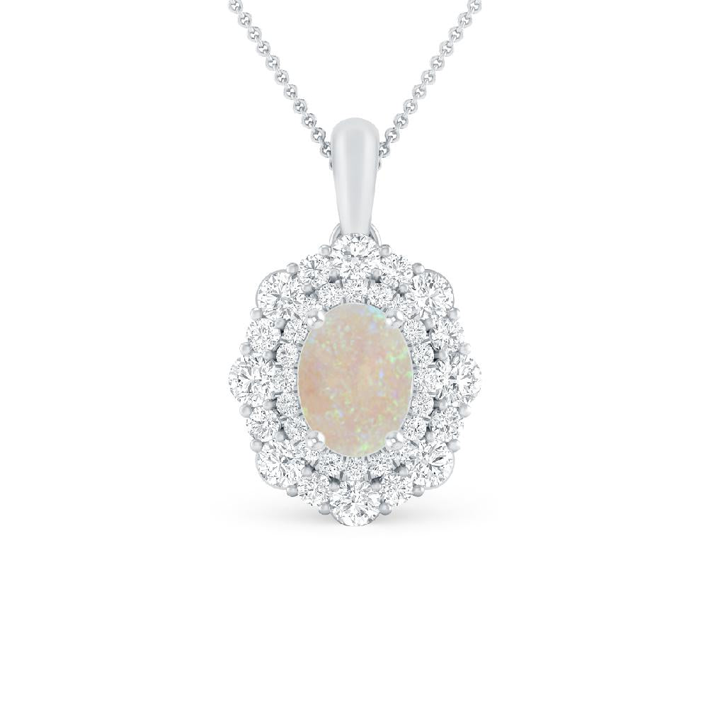 White Gold - Opal