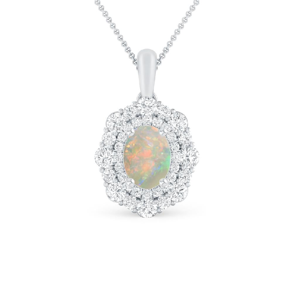 White Gold - Opal