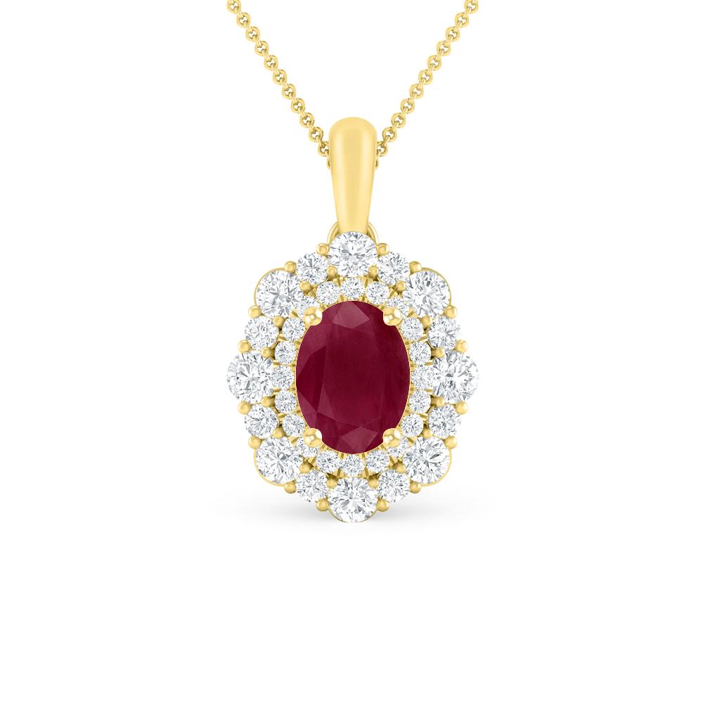 Yellow Gold - Ruby