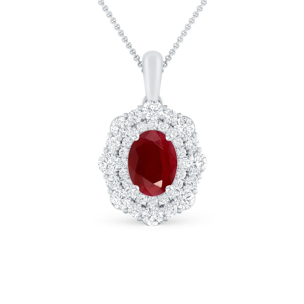 White Gold - Ruby