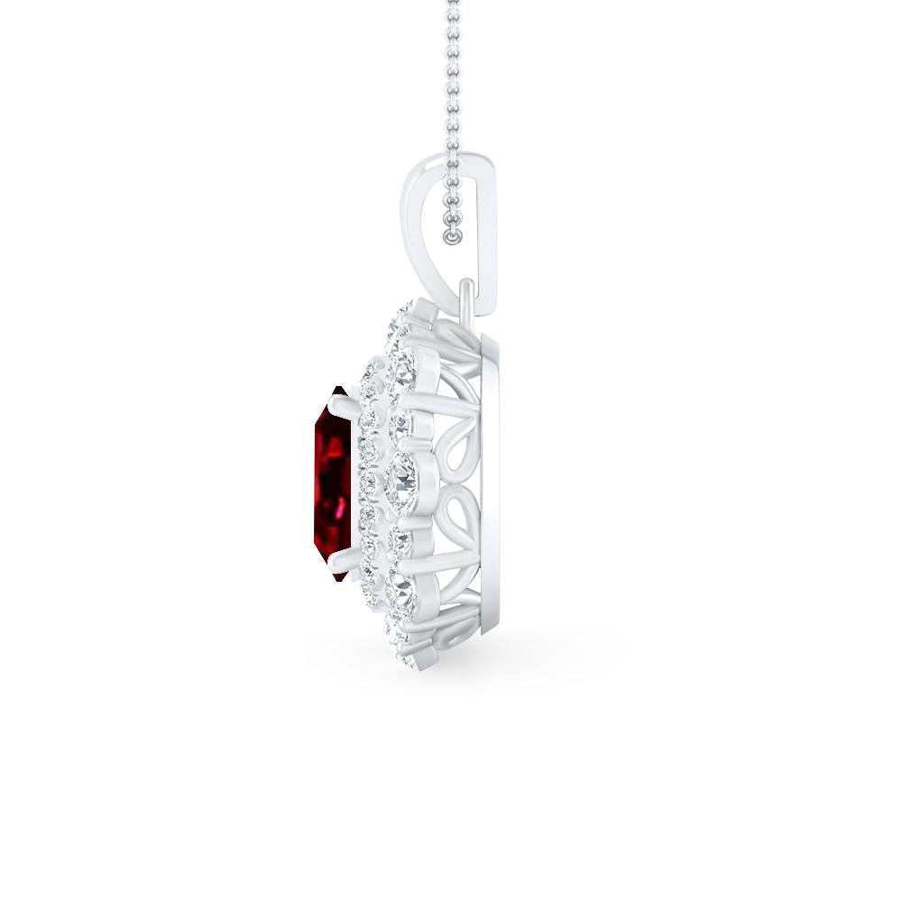 White Gold - Ruby