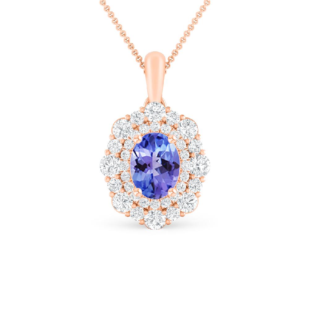 Rose Gold - Tanzanite