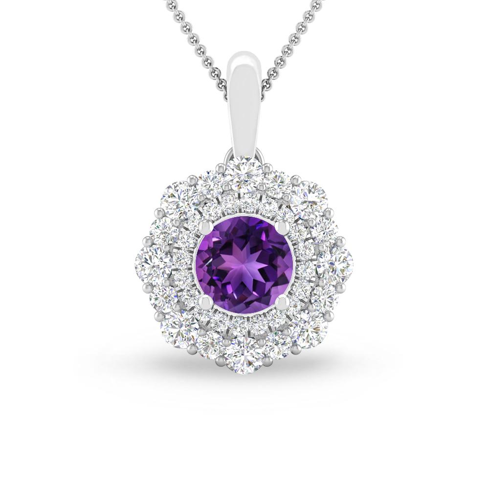 White Gold - Amethyst